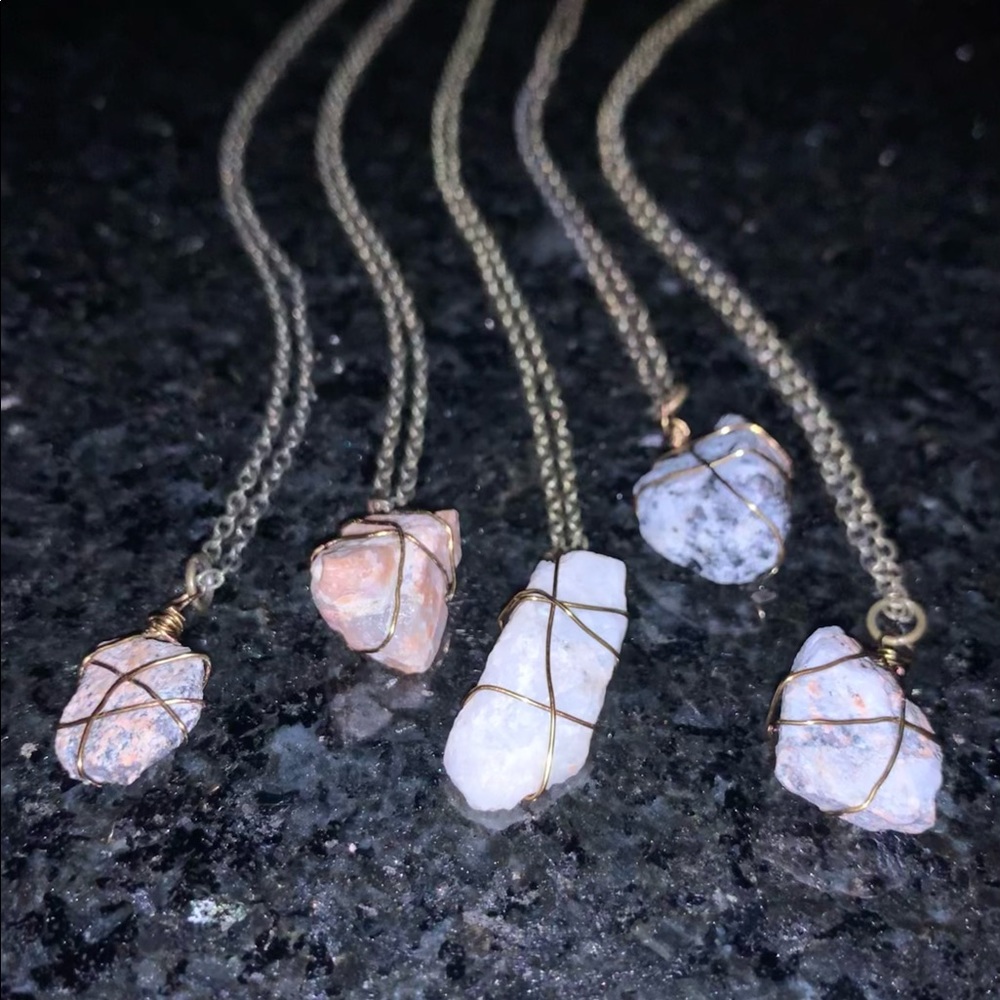 Georgia Bronze Stone Necklaces (MANY OPTIONS)